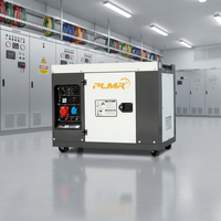 Generador Diésel Comercial de Alta Gama de 10kW 30kW con Sistema de Enfriamiento por Aire, Generadores de Energía Diésel Portátiles Móviles Silenciosos
