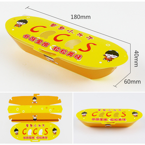 เหมาะอย่างยิ่งเลือก100% ย่อยสลายได้ขนาดที่กำหนดเองทิ้งอาหารเกรดเอา<span class=keywords><strong>ทา</strong></span>โกยากิเอากล่องบรรจุภัณฑ์ที่มีโลโก้ - Product Image 5