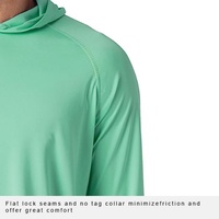 Camisa de Pesca de Manga Larga con Protección Solar para Hombre, Camisetas de Pesca UPF50+ con Bolsillo