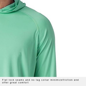 Long Sleeve Sun Protection Fishing Shirt for <b>Men</b>,UPF50+ Fishing T-Shirts With Pocket - Product Image 4