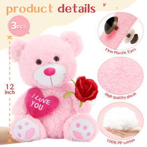 Nuovo Design carino peluche piccoli giocattoli di peluche peluche peluche orsacchiotto regali per fidanzate bambini di San Valentino - Product Image 2