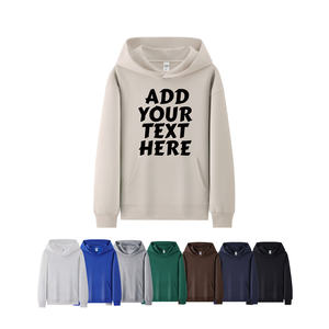 Sudadera con capucha de algodón de alta calidad OEM ODM para hombre, fina sin forro con sombrero <span class=keywords><strong>blanco</strong></span>, azul y marrón, bolsillo, <span class=keywords><strong>ropa</strong></span> de invierno para exteriores - Product Image 3