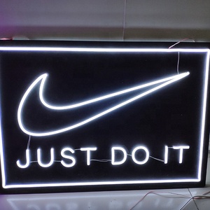 Letrero de neón de cristal personalizado de alta calidad <span class=keywords><strong>Nike</strong></span> Jordan con respaldo de acrílico transparente - Product Image 5