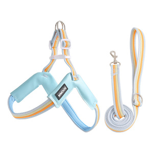 Arnés ligero para mascotas en forma de V, resistente al desgaste y duradero, transpirable y cómodo con diseño de ojo de pájaro, a prueba de golpes y - Product Image 2