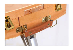 XinyiArt 2023 mise à niveau professionnelle Portable champ et Studio croquis boîte réglable trépied en aluminium <span class=keywords><strong>chevalet</strong></span> debout avec <span class=keywords><strong>Palette</strong></span> - Product Image 5