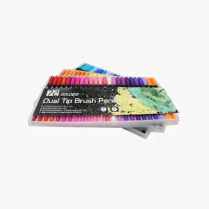 smooth and bright colors permanent marking pens for fabric cutting marker