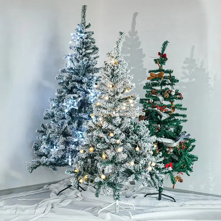 Amazon supplier home party Christmas tree decoration pine tree artificial led toy diy felt christmas light tree