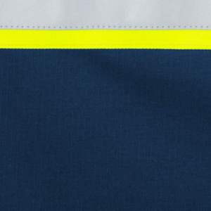 Haute visibilité conçu sur mesure hommes bleu profond à manches courtes vêtements de travail chemise Bangladesh usine exportation imprimé vestes uniforme - Product Image 3