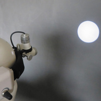 Dental-LED-Operationsleuchte, LED-Stirnleuchte mit binokularer Lupe, verstellbares Kopfband, 3W chirurgische Stirnlampe