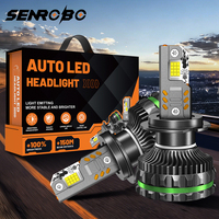 Nouveauté K28 300w 22000LM Ampoules de voiture, lampes LED H4 H1 H11, phare LED H4, lampe LED à trois tubes en cuivre