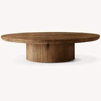 Table basse portable en bois massif moderne, meubles de salon, design minimaliste moderne, design carré aux coins arrondis
