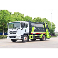 Camion à ordures compacteur CLW DONGFENG 4X2, transmission manuelle diesel, Euro 6, véhicule de collecte des déchets