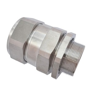 Stainless Steel <b>Cable</b> Gland M Thread IP65 <b>Waterproof</b> For <b>Cable</b> Protection - Product Image 1