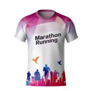 Événement de course de fitness en gros pour clubs : 5k/10k, personnalisé, haute qualité, tricoté, respirant, polyester, impression par sublimation - Product Image 1