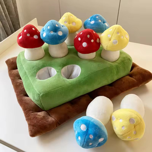 Giocattolo di Peluche Personalizzato <span class=keywords><strong>a</strong></span> Forma di Animali, Melanzana e Fungo che Giocano <span class=keywords><strong>a</strong></span> <span class=keywords><strong>Nascondino</strong></span>, Giocattolo Educativo Morbido per Bambini - Product Image 1