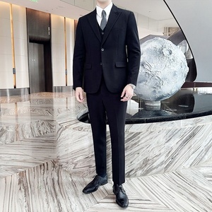 <span class=keywords><strong>Trajes</strong></span> de hombre de marca de calidad elegante refinado de lujo barato al por mayor de alta calidad, los <span class=keywords><strong>jóvenes</strong></span> prefieren personalizar - Product Image 3