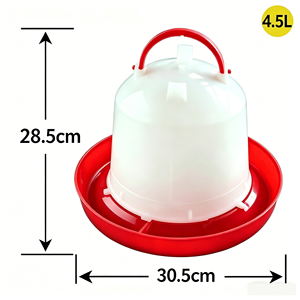 Thickened Durable PP Chicken Waterer with Handle Large Capacity Factory Price Automatic Poultry <strong>Drinker</strong> <strong>for</strong> Duck Goose <strong>Turkey</strong> - Product Image 6