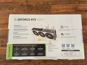 การ์ดจอ GeForce RTX 5070TI 16GB DDR ใหม่ PCI Express สำหรับเดสก์ท็อป พร้อมพอร์ต DP อินเทอร์เฟซ 256 บิต พัดลมระบายความร้อน DirectX 12 - Product Image 2