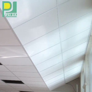Paneles de Techo de Yeso Laminado con PVC Ignífugo, <span class=keywords><strong>Aislamiento</strong></span> Acústico para Decoración de Centros Comerciales, Oficinas y Hospitales - Product Image 1