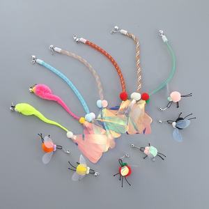 Gemischte Modelle Haustierbedarf Katzenspielzeug Kätzchen Zubehör Katzenangel Nachfüllung Katzenstab Ersatzfedern - Product Image 5