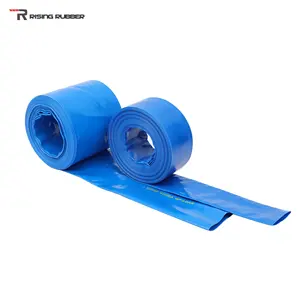 Flexible PVC LayFlat 4-6 Inch Irrigation Hose Pipe 2.5mm Thickness 100m Length Moulding Processing Service