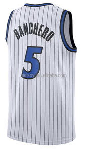 Camisetas de Baloncesto Retro Clásicas Personalizadas de Paolo <span class=keywords><strong>Banchero</strong></span> de la Mejor Calidad, Estilo Urbano Vintage para Hombre - Product Image 5