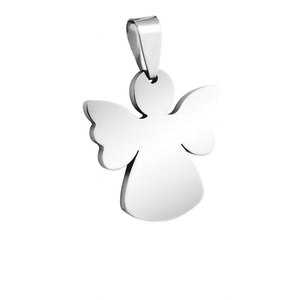 Colgante de Acero Fino con Diseño de Ángel, Elegante y Delicado - Product Image 1