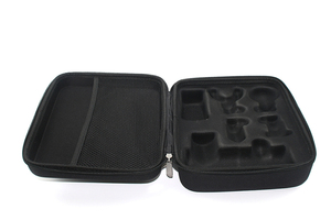 Fournisseur de sacs et étuis de rangement carrés en nylon durable avec inserts, sacs et étuis de voyage en EVA moulé et épaissi pour pistolet de massage - Product Image 2