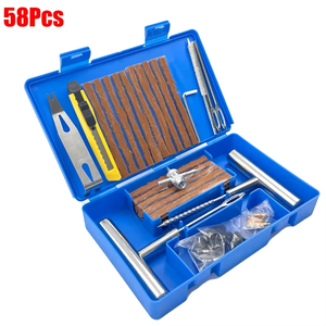 <span class=keywords><strong>Kit</strong></span> de réparation de pneus pour voiture, moto et véhicule électrique OLIVER, <span class=keywords><strong>kit</strong></span> de réparation d'urgence sous vide, acier ABS, <span class=keywords><strong>tubeless</strong></span> universel - Product Image 1