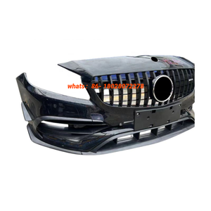 Pare-chocs de voiture en vente chaude pour <span class=keywords><strong>Mercedes</strong></span> BENZ <span class=keywords><strong>Classe</strong></span> <span class=keywords><strong>A</strong></span> W176, mise à niveau style A45 <span class=keywords><strong>Amg</strong></span>, pare-chocs de voiture avec calandre, jupe latérale - Product Image 2