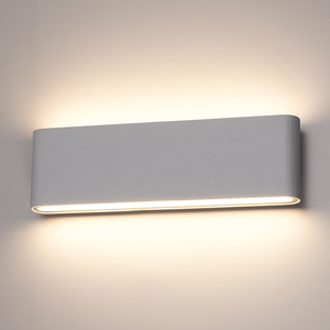 Khách sạn bề mặt <span class=keywords><strong>led</strong></span> treo tường hình chữ nhật dài dải tường đèn treo tường 28cm 41cm nhôm Dimmable tuyến tính ánh sáng với lên và xuống ánh sáng - Product Image 2