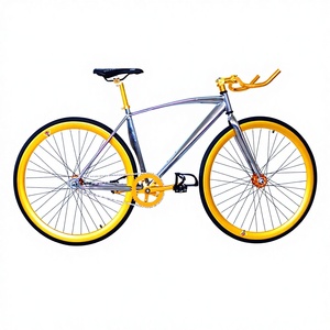 Vélo à pignon <span class=keywords><strong>fixe</strong></span> chromé à une vitesse / Vélo fixie - Product Image 2