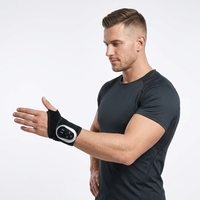 Attelle de massage chauffante sans fil pour poignet, lumière rouge, 3 modes de vibration, minuterie automatique 15 min pour la relaxation musculaire (vente en gros)