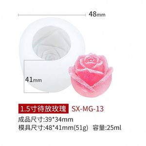 3D Rose Silicone Molds <b>for</b> Candle Soap DIY Handmade Making Valentine Day Party Wedding Holiday <b>Gifts</b> 3d Rose Flower Molds - Product Image 5