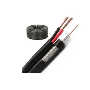 Factory supplier Low loss 75ohm rg6 coaxial cable for communication CCTV Camera antenna RG6 dish cable