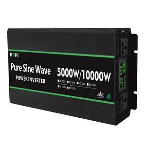 HOULI Onduleur Sans Batterie AC 24V 48V To DC 220V 10000 Watt Inverter Pure Sine Wave Power Inverter Generator