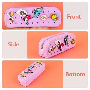 Vente en gros de trousses à crayons multifonctionnelles à fermeture éclair, imprimées en sérigraphie, modernes, créatives, DIY, Halloween, pour les écoles et les bureaux - Product Image 4