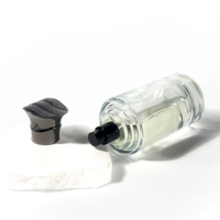Flacon pompe à lotion personnalisable, flacon vaporisateur de parfum, emballage de flacon de parfum cylindrique 100 ml, atomiseur de parfum en verre, flacon de parfum de luxe