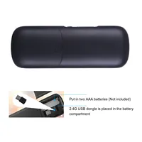 Keyboard Gaming Mini Nirkabel Ergonomis dengan Touchpad Mouse Combo untuk Android TV Box/PC/Tablet/PS4/Raspberry Pi 3/HTPC