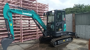 <span class=keywords><strong>Swe210</strong></span> 21 Ton Maquinaria de construcción Minería hidráulica Excavadora sobre orugas con triturador - Product Image 6