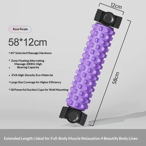 <span class=keywords><strong>Rodillo</strong></span> de Espuma EVA con Ventosa para Montar en la <span class=keywords><strong>Pared</strong></span>, Columna de Yoga para Masajes, Ejercicios de Fitness, Relajación y Alivio de Presión Profunda - Product Image 6