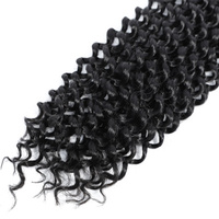 Extensions de cheveux tressés au crochet Passion Twist de 18 pouces, en fibre haute température, thermoformables à l'eau chaude, pour tressage en vrac, teintes
