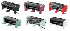 Griglia Elettrica Commerciale 350W per 2 Persone in Acciaio Inox, Raclette e Yakitori Senza Fumo, Antiaderente, con Controllo Digitale, per Esterni, Hotel e Casa - Product Image 6
