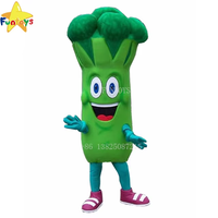 Costume de mascotte de brocoli Funtoys CE, costume de personnage de légumes chou-fleur, déguisement de fête fantaisie, tenue de performance pour adulte