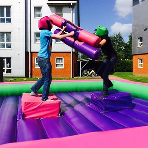 Vui Tương Tác <span class=keywords><strong>Inflatable</strong></span> Gladiator Joust Trò Chơi Chiến Đấu <span class=keywords><strong>Inflatable</strong></span> Cực Joust <span class=keywords><strong>Arena</strong></span> Để Bán - Product Image 2