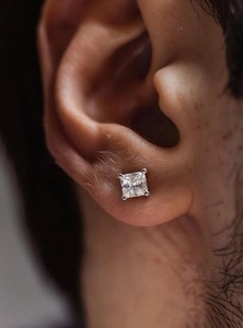 Wholesale Supply Moissanite Engagement Earrings For Women Designed For Engagement Parties Wedding Available For Sale - Product Image 6