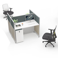 Modern ofis masası 2 kişi iş istasyonu 4 kişi ofis odacığı