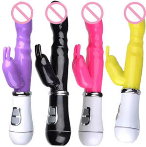 Juguetes Sexuales para Adultos, Dildo, Juguete Sexual <span class=keywords><strong>de</strong></span> Doble Varilla, Vibrador para Estimulación del Clítoris y Masaje Corporal, Utensilios para Adultos, Vibrador para Mujeres - Product Image 1