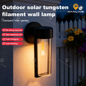 מותג חדש הבציר נילון קיר חיצוני מנורות קיר לתליית תאורה אחורית עיצוב מנורת - Product Image 2