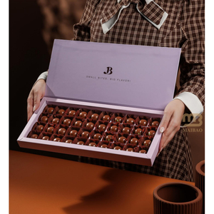 Tùy Chỉnh Sang Trọng Trung Đông Baklava Ngày Hộp Quà Tặng Sô Cô La Bao Bì Kẹo Ngày Hạt Hạt Trái Cây Sấy Khô Hộp Giấy - Product Image 2